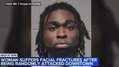 Black man beats hundreds of White woman and children.
