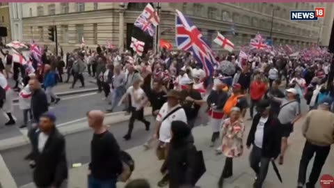 LIVE: Far-Right Activist Tommy Robinson Stages ‘Unite The Kingdom’ Rally In London | UK News | N18L