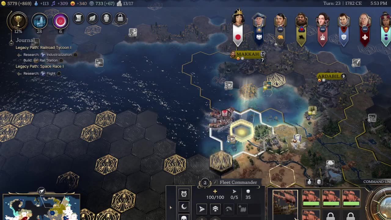 Modern Conflict, Immortal, Himiko of Meiji Japan - Civilization 7!