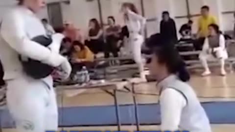 i will not fence against a man