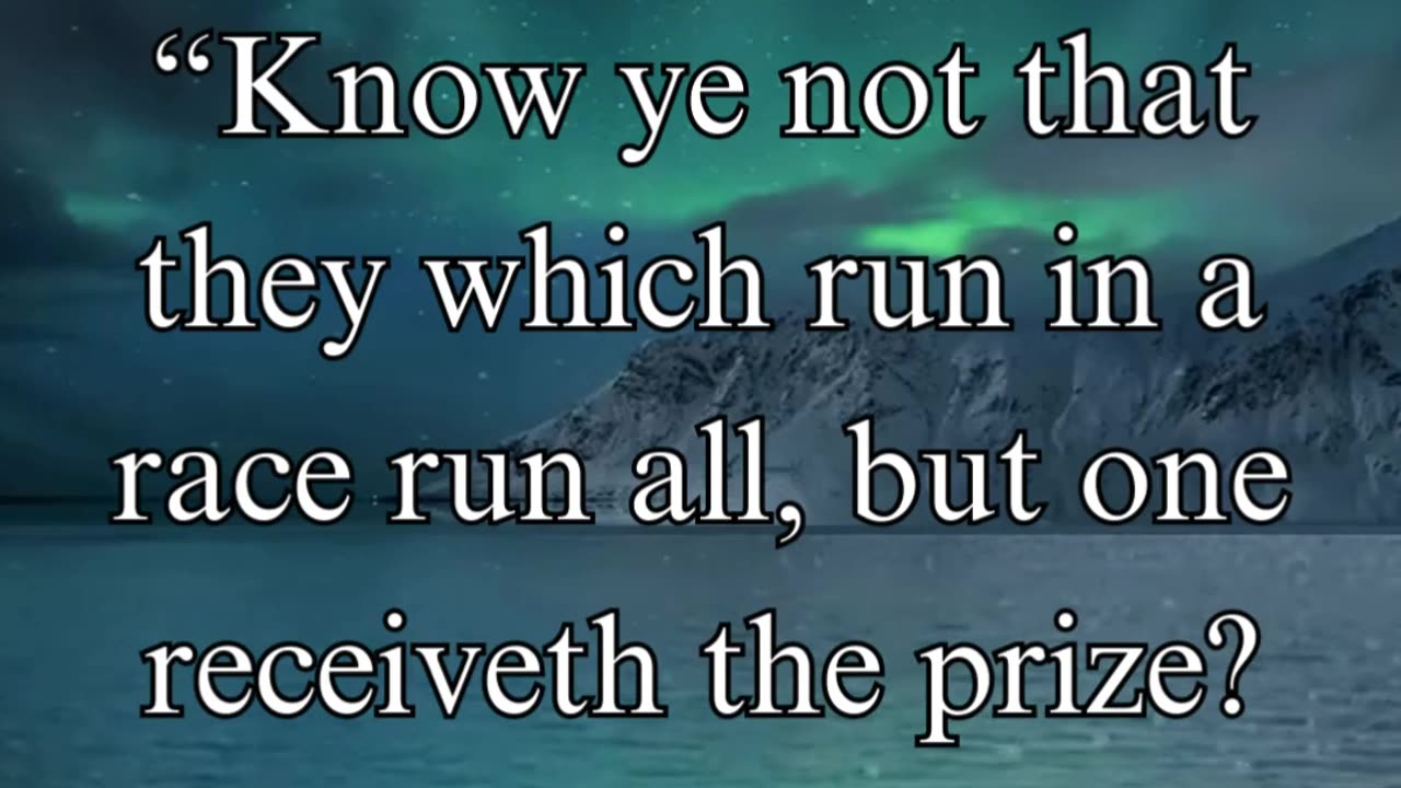 1 Corinthians 9:24