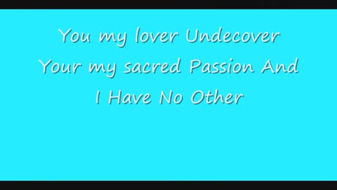 Your my lover undercover