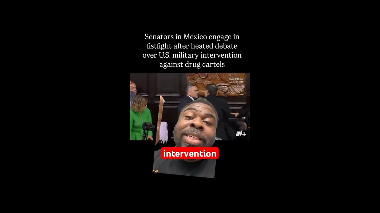 Two senators from Mexico start fighting