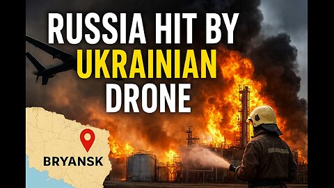 🚨 Russia Rocked by Massive Ukrainian Drone Strike on Oil Facility in Bryansk | Breaking News