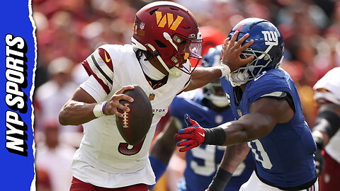 Giants offense hits standstill in Week 1 loss to Washington