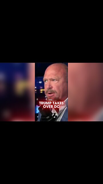 Alex Jones: Trump Will Save The Lawless Hell Pit Washington DC - 8/11/25