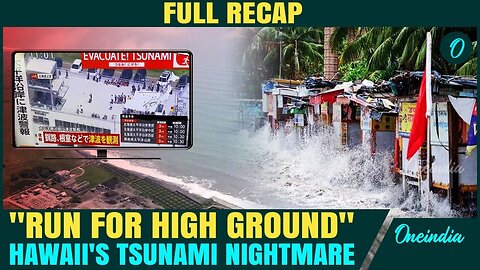 Tsunami 2025 VIDEO: Hawaii Rocked by 10ft Waves After MASSIVE 8.8 Quake – Sirens, Evacuations, Chaos