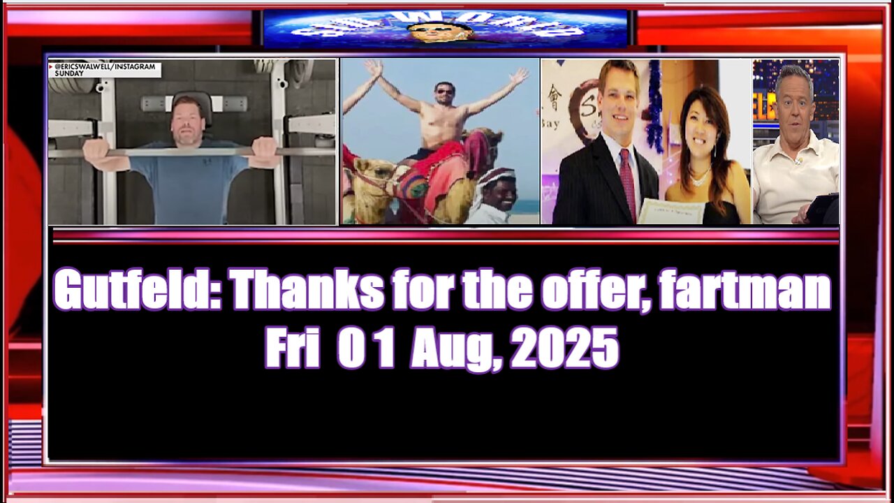 Gutfeld Thanks for the offer, fartman