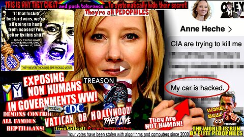 CIA Files: Anne Heche's Car Was Hacked To Cover Up Hollywood Trafficking Ring