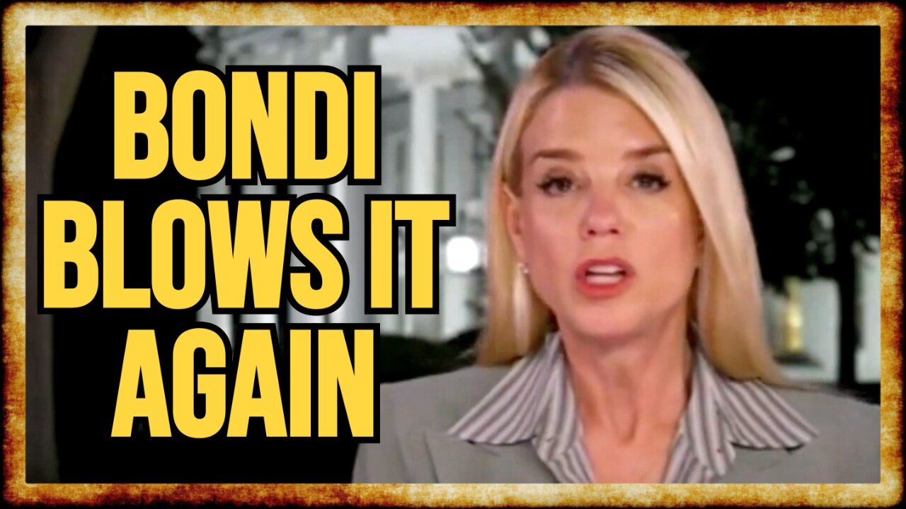 MAGA Calls To FIRE PAM BONDI After Latest ABSURD Speech Encroachment