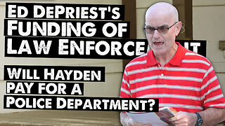 Hayden City Councilman Ed DePriest's Funding of Law Enforcement Event
