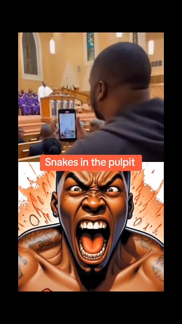 Another Snake in da pulpit #sad