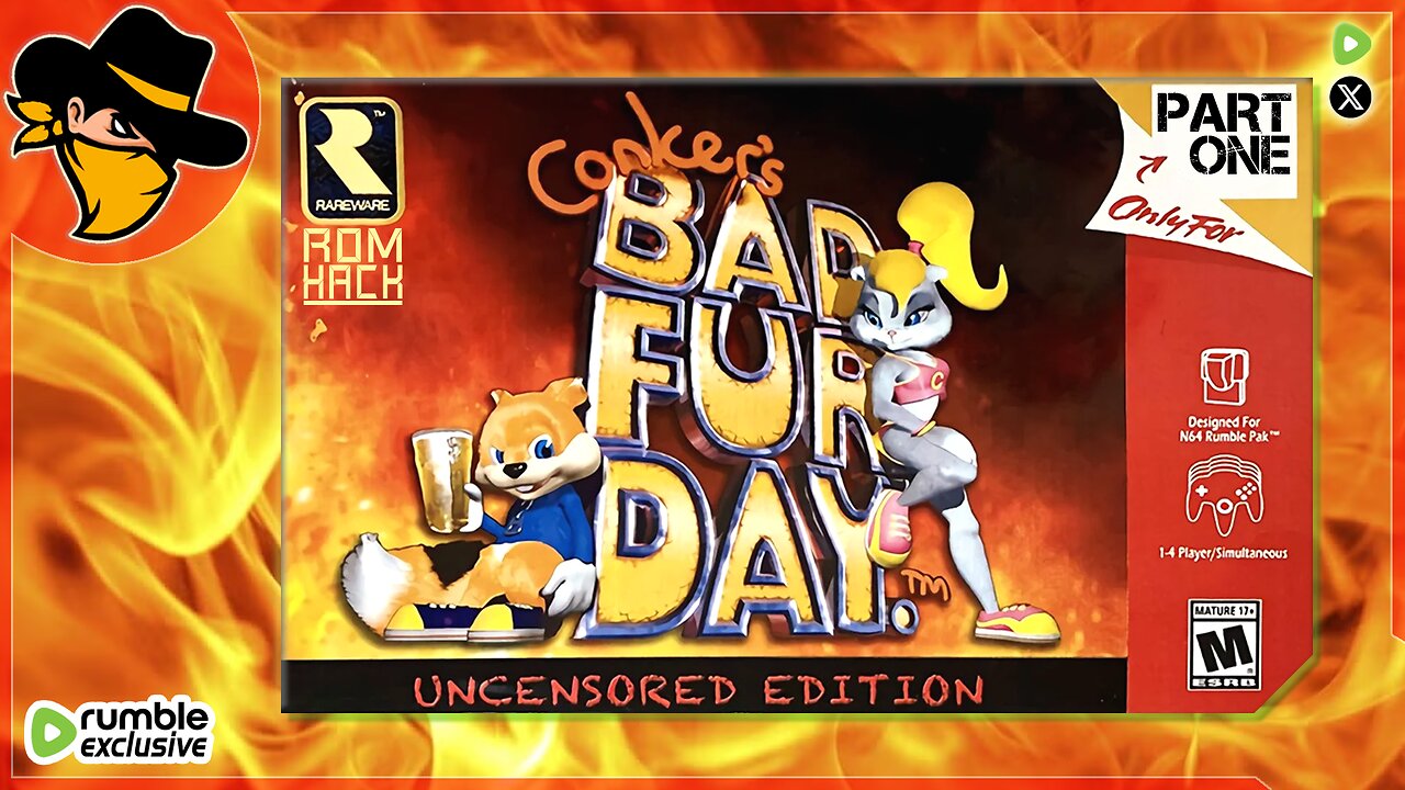 🔴 LIVE | BANDIT PLAYS! | CONKER'S BAD FUR DAY: UNCENSORED EDITION