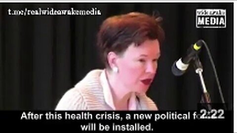 "2009: Jane Bürgermeister, Austrian Journalist, Issues Warning About the WHO"