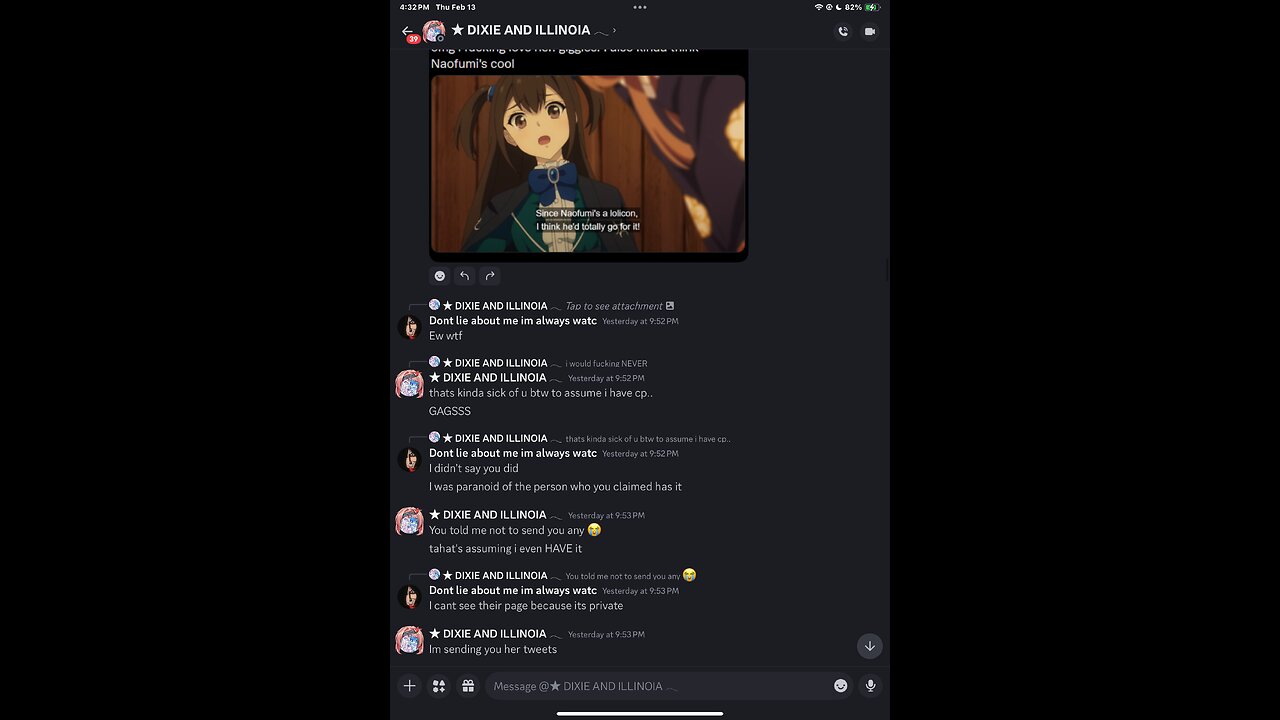 Exposing Unhinged Psychotic individuals part 12 Dixie Faking DID,Impersonation & admits to lolicon