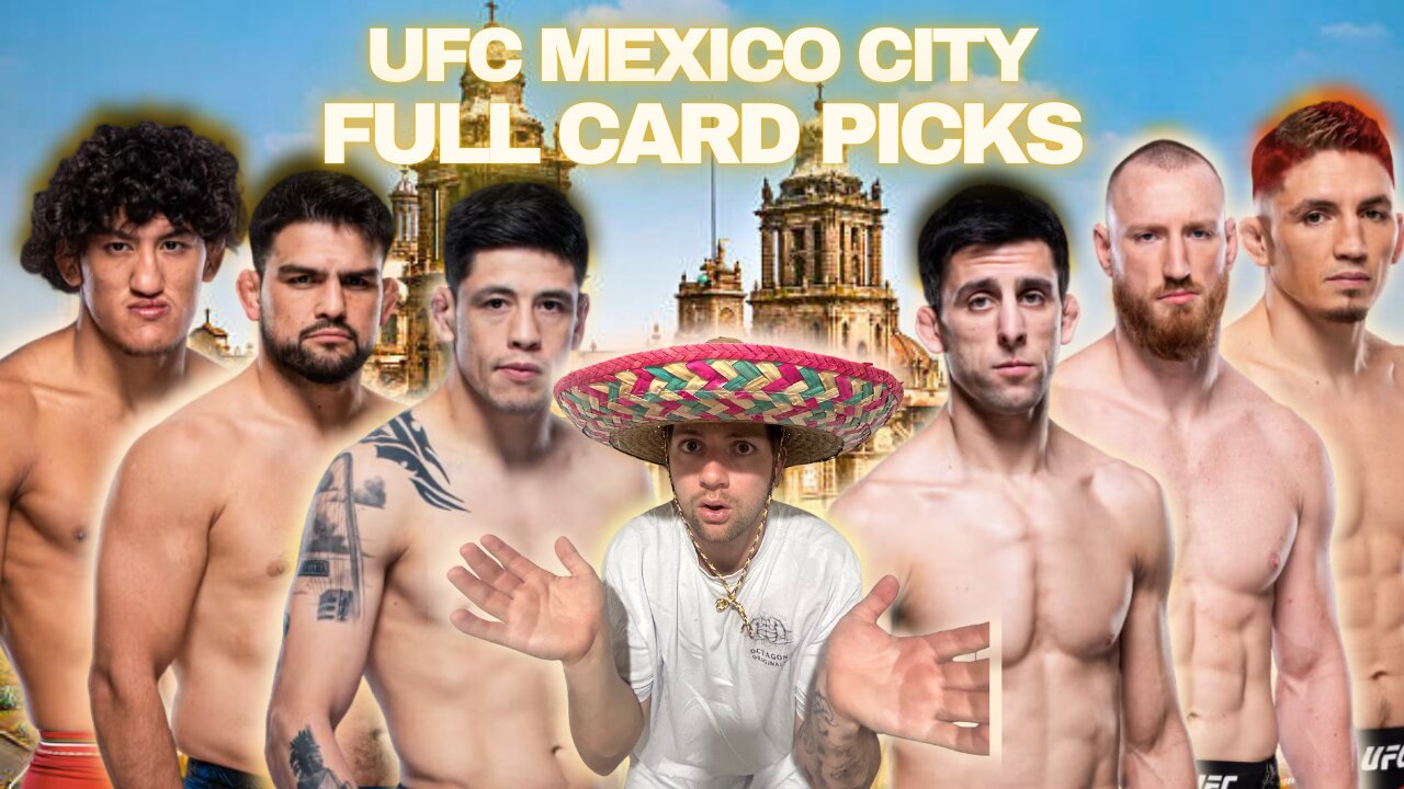 UFC Mexico City: Brandon Moreno vs. Steve Erceg – FULL Card Breakdown & Predictions!