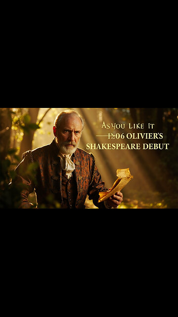 Highlights Of As You Like It (1936) Laurence Olivier’s Shakespeare Debut