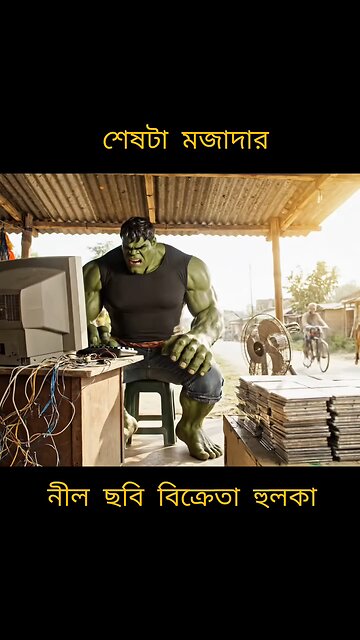 নীল ছবি বিক্রেতা হুলকা #shortsreels #funny #aivideo #bengali #shorts