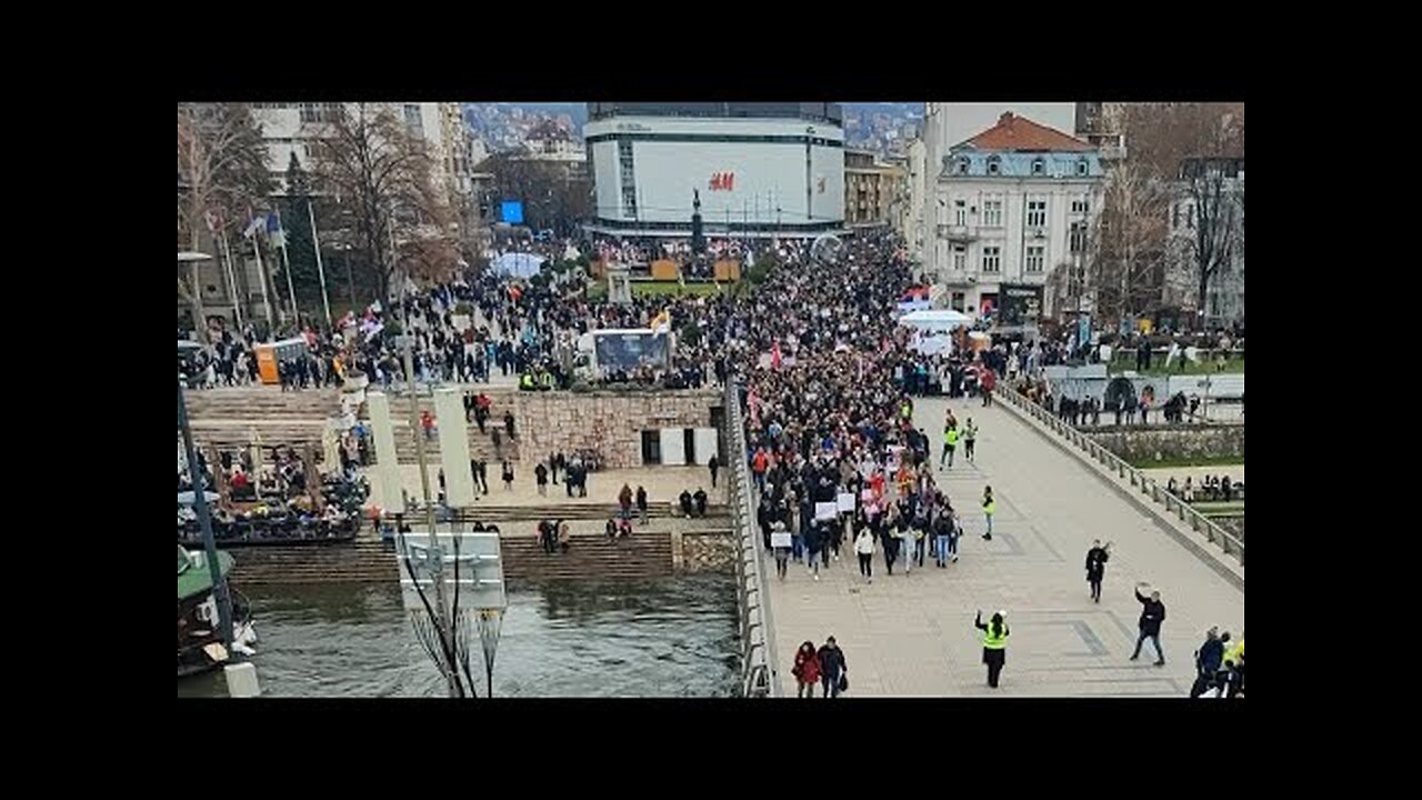 Уживо; студентски протести у Нишу 1. март 2025. НИШКА ТВРЂАВА 2. део