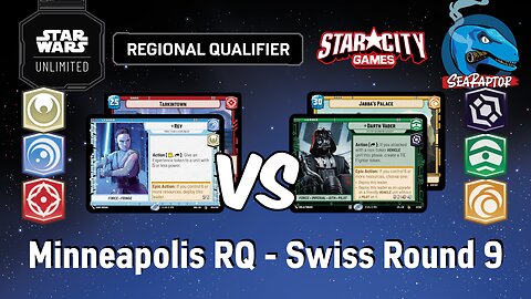 Star Wars Unlimited - Set 4 Minneapolis RQ - Round 9: Rey vs. Darth Vader (JTL)