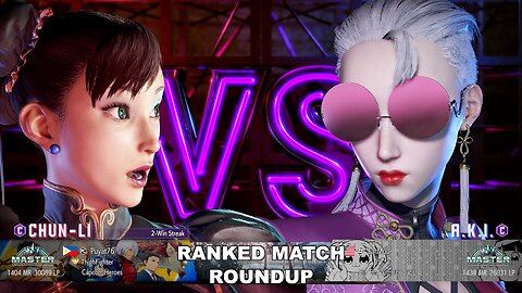 Kuya Kalbo SF6 Ranked Match Roundup. Chun Li Master Rank [Hori Fight Stick]