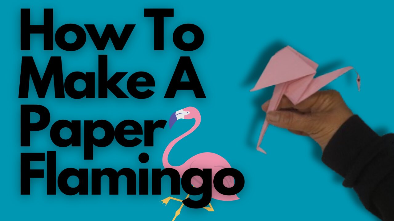 How to Make a Flamingo with Paper | Easy DIY Flamingo Paper Craft Tutorial