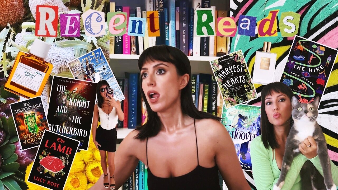 this is why I don't hike | mood reading vlog | fantasy, horror, litfic, romantasy, manga