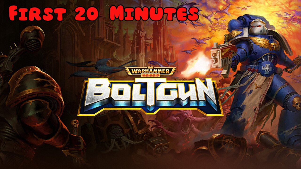 Warhammer 40,000: Boltgun - First 20 Minutes (No Commentary Gameplay)