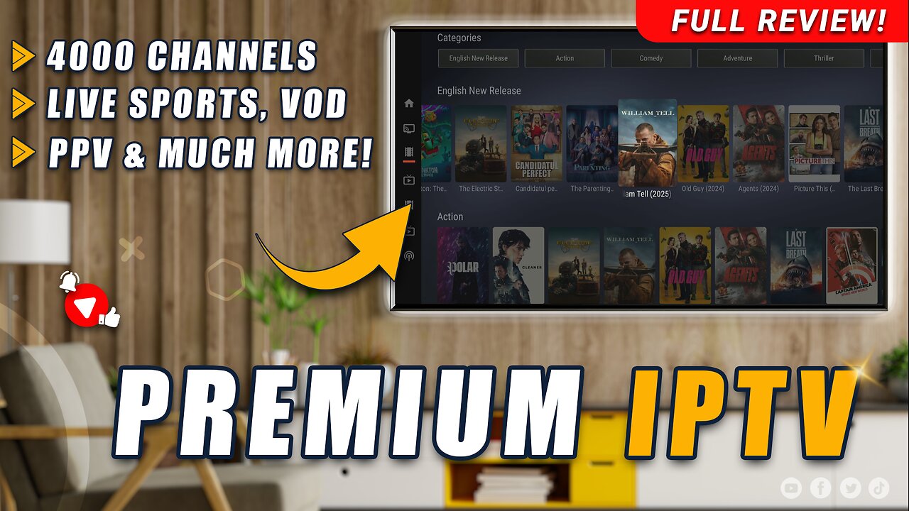 CatchON TV - Premium Live TV, Sports & Movies - Just $20!!