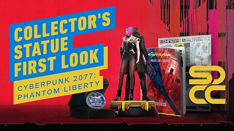 First-Look At Phantom Liberty Collector's Statue _ Comic Con 2023