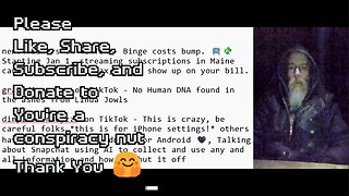 Sales Tax on Streaming Services, No Human DNA in Ashes, AI using Snapchat to gather information