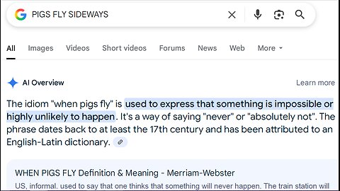 ABOUT 👑PIGS👑 THAT FLY SIDEWAYS ABOUT 👑SWINES👑 THAT DONT FLY STRAIGHT