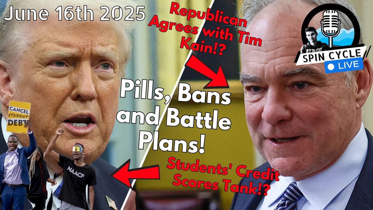 Pills, Bans, and Battle Plans. Spin Cycle LIVE! 6/16/25
