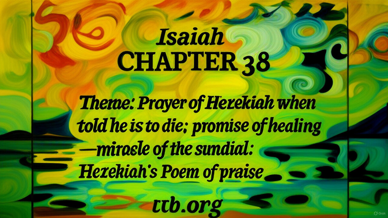 Isaiah Chapter 38 (Bible Study)