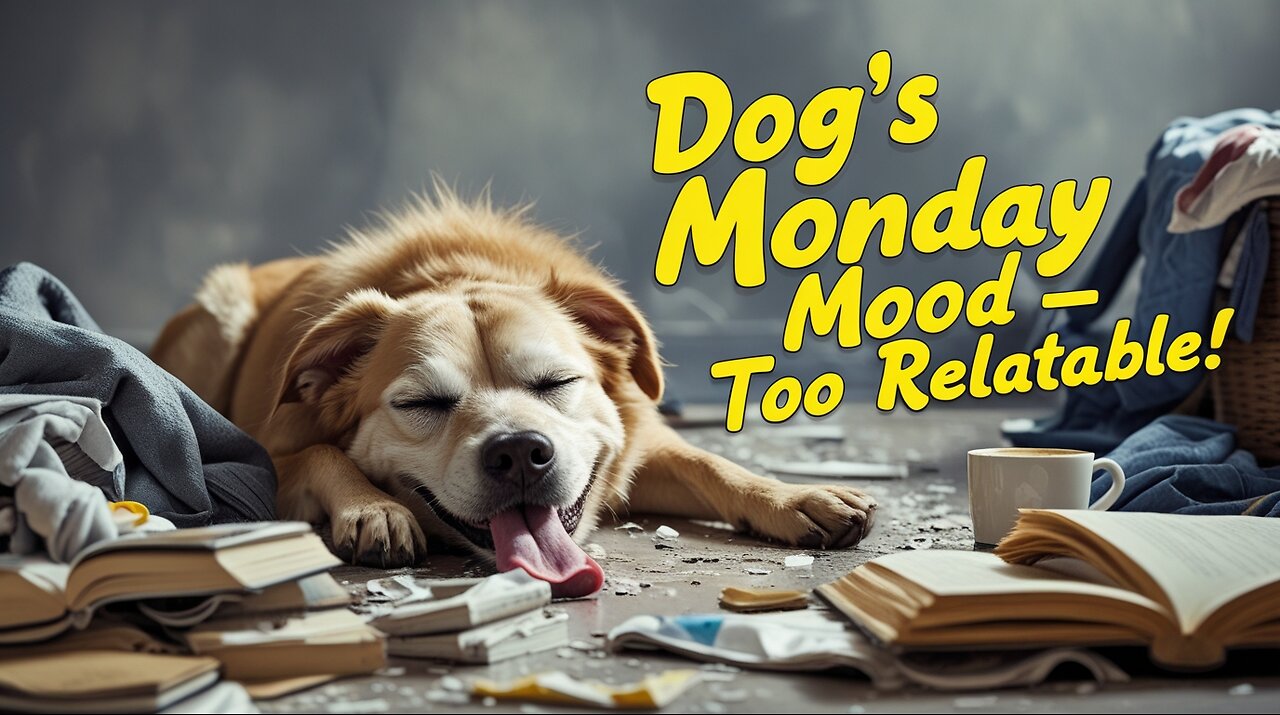 Dog’s Monday Mood – Too Relatable!