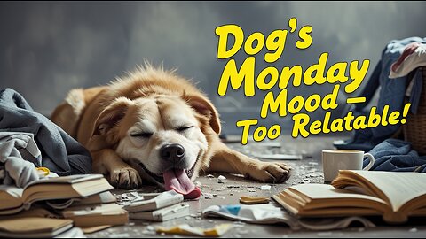 Dog’s Monday Mood – Too Relatable!
