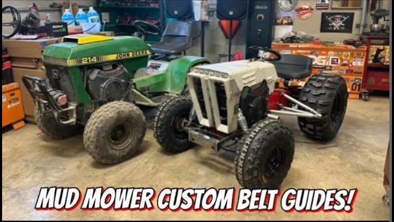 Blackout Gets a Belt Guide System! 1967 Sears Mud Mower Build Part 9
