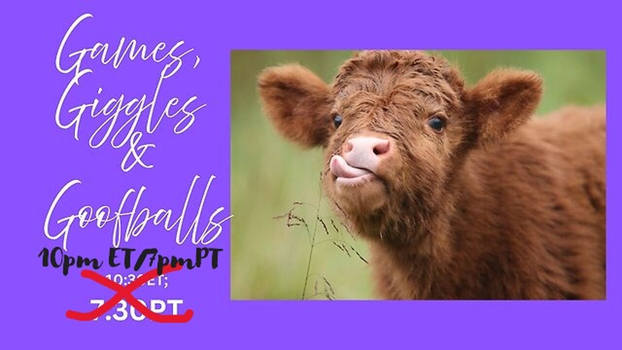 Games, Giggles & Goofballs-Friday Edition