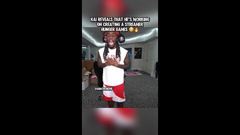 Kai reveals that he’s working on creating a Streamer Hunger Games #kaicenat #kaicenatclips