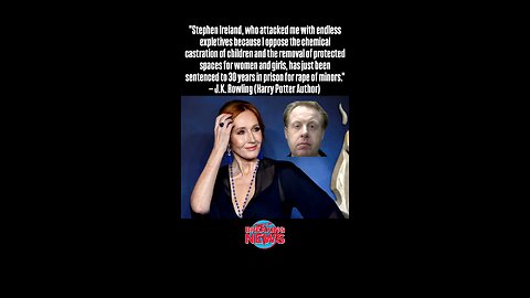 He attacked J.K. Rowling because she opposes the chemical castration of children, he was convicted