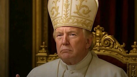 Trump criticised after posting AI image of himself as the pope