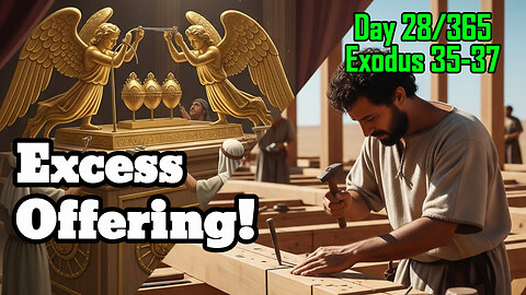 Day 28/365 - EXCESS Offering to Build God's Dwelling | ARK of the Covenant | Tabernacle