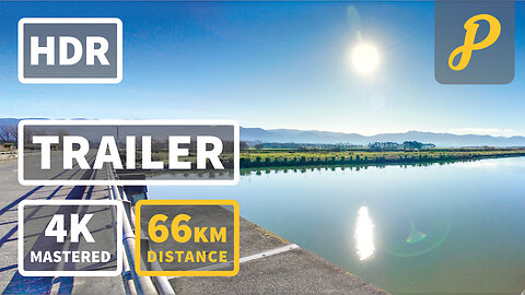 Winter Gravel Cycling 248 - Lake Wairarapa Loop | 4K TRAILER