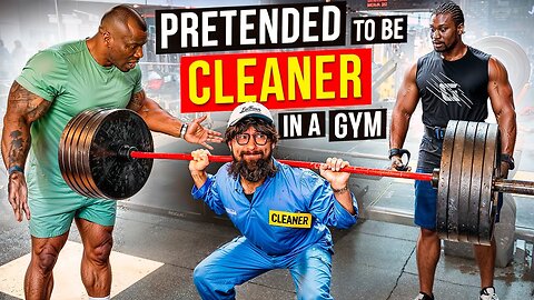 Elite Powerlifter Pretended to be a CLEANER #22 ｜ Anatoly GYM PRANK