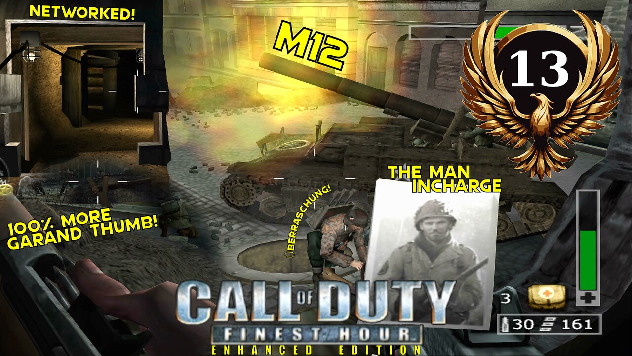 Lets walk with our pal Chuck Walker through the streets of Aachen - CoD:FE Enhanced Edition