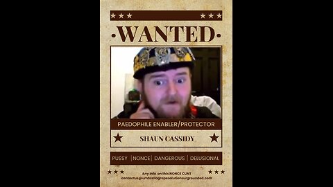 Shaun Cassidy. The sick freak who calls himself king and tries to abuse me. 