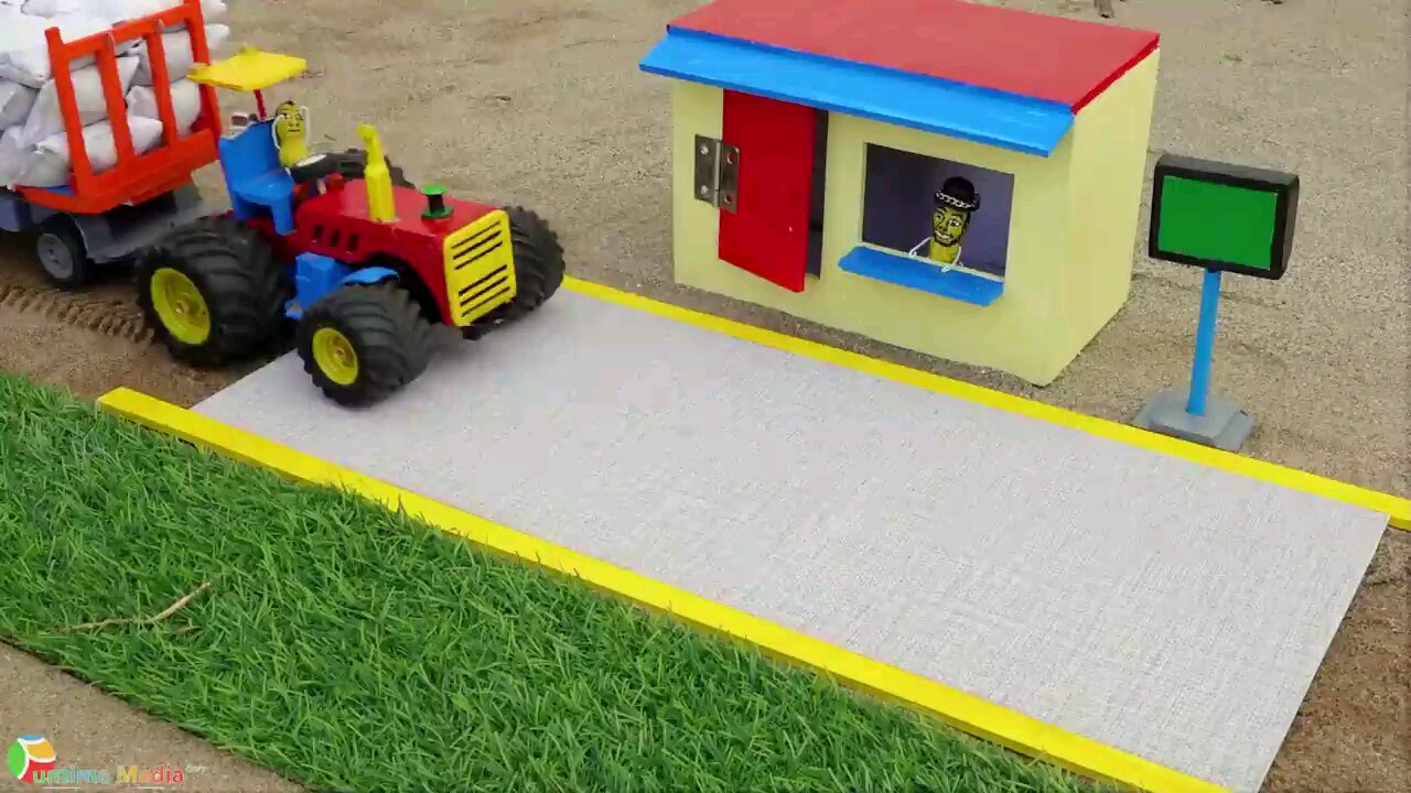 Diy_tractor_making_bulldozer_repair_train_railway___Excavator_Crawler_Crane_and_Construction_Trucks
