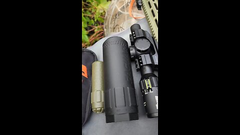 Jaguar Silencers CAS22T on a Tippman M4-22 with Federal American Eagle 45gr Suppressor Ammunition