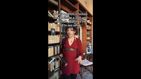 She Found A “Glitch” In History Tucked Inside A 200 Year Old Book❣️