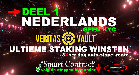 VERITAS VAULT NEDERLAND (DEEL 1) JIP & JANNEKE UITLEG CRYPTO STAKING WINSTEN - TOP TEAM ROB BUSER